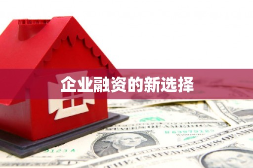 井陉企业融资的新选择