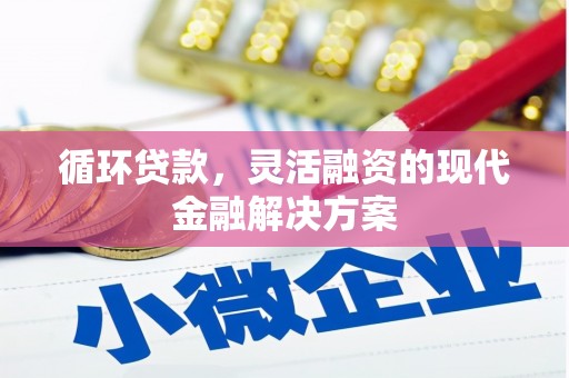井陉循环贷款，灵活融资的现代金融解决方案