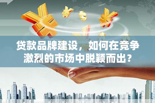 井陉贷款品牌建设，如何在竞争激烈的市场中脱颖而出？