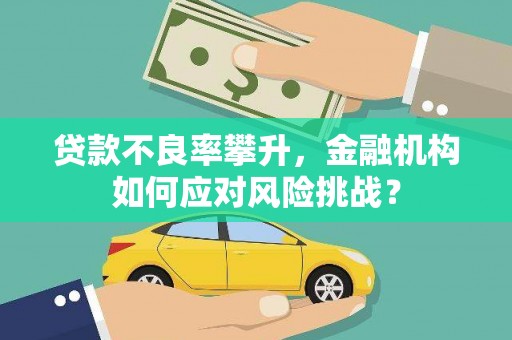 井陉贷款不良率攀升，金融机构如何应对风险挑战？