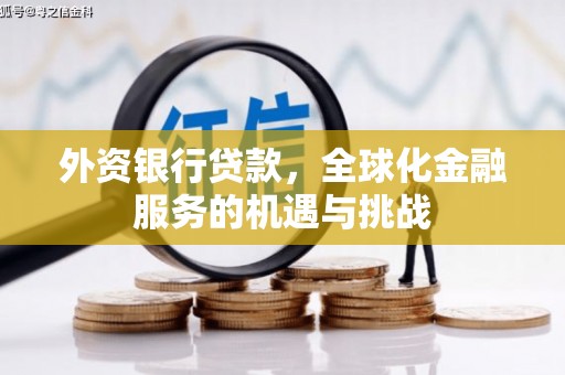 井陉外资银行贷款，全球化金融服务的机遇与挑战
